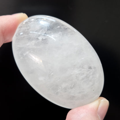 Clear Quartz Palm Stone