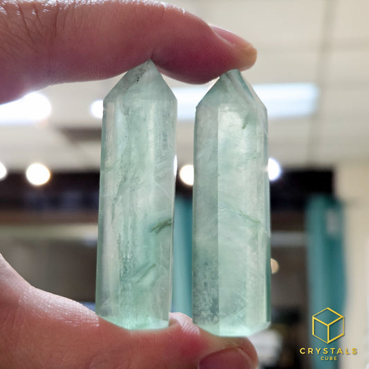 Green Fluorite Point