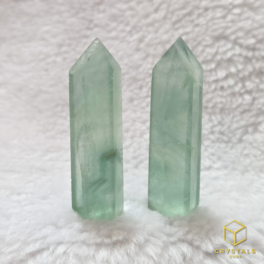 Green Fluorite Point