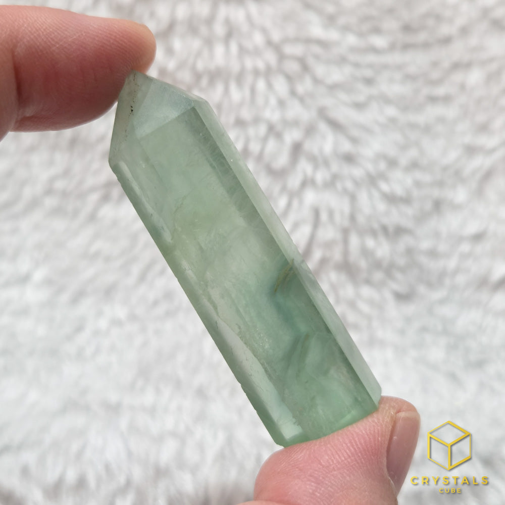 Green Fluorite Point