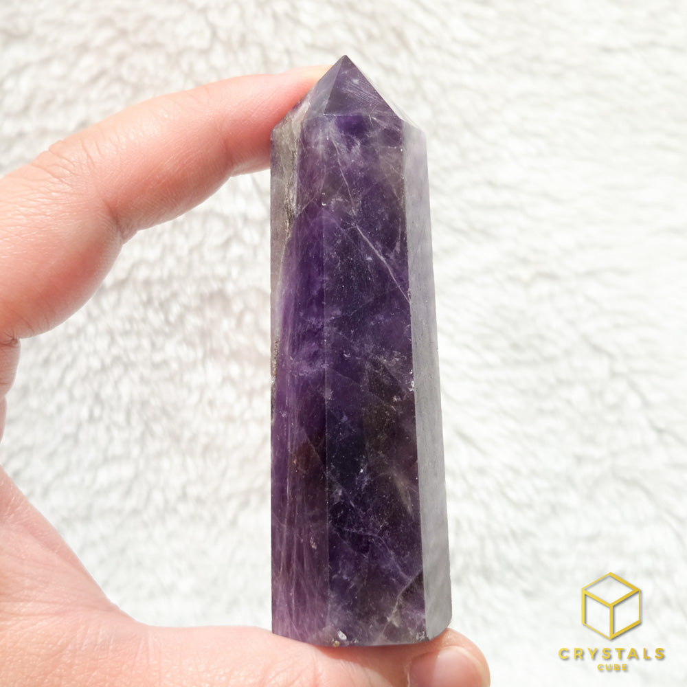 Chevron Amethyst Point - 8+cm