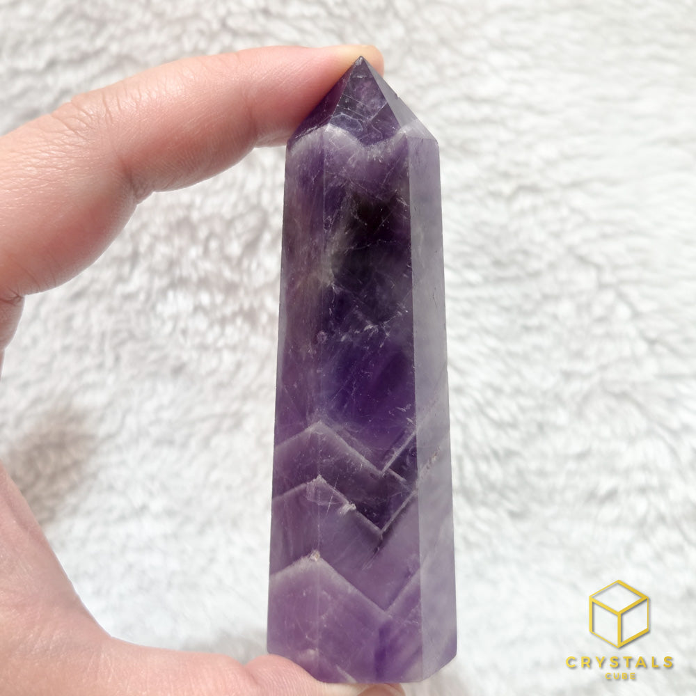 Chevron Amethyst Point - 8+cm