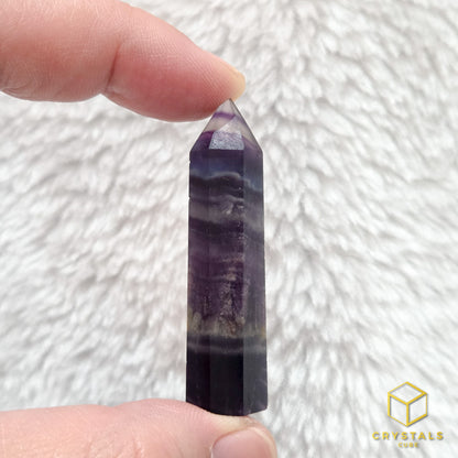 Rainbow Fluorite Point (Matte)
