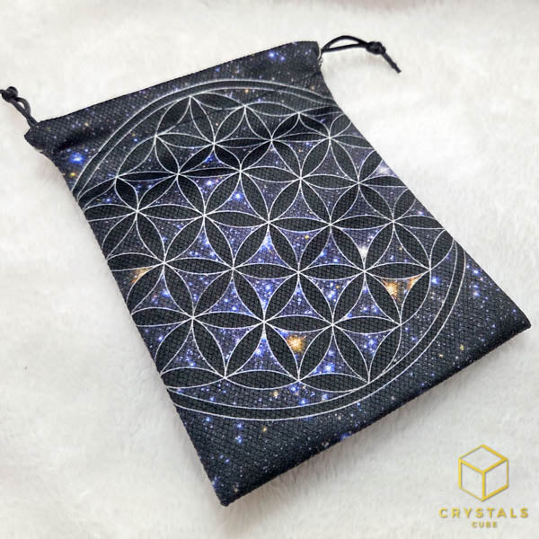 Flower of Life Pouch - Black