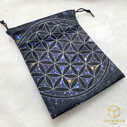 Flower of Life Pouch - Black