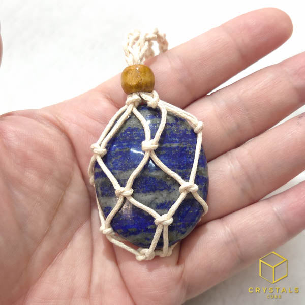 Crystal Net Necklace - Interchangeable Crystal Holder