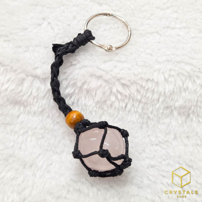Crystal Net Keychain - Interchangeable Crystal Holder