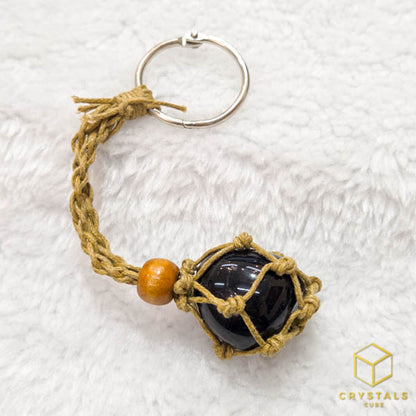 Crystal Net Keychain - Interchangeable Crystal Holder