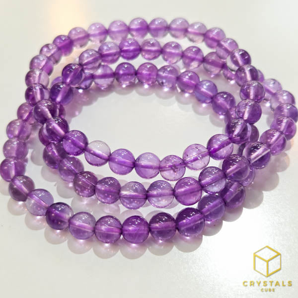 Amethyst*** Bracelet - 6+mm