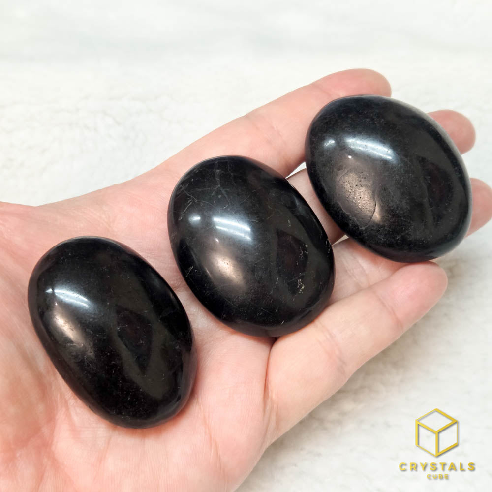 Black Tourmaline Palm Stone