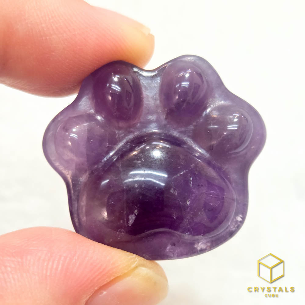 Crystal Paw - Amethyst, Sodalite, Rose Quartz, Green Aventurine, Unakite, Fancy Jasper, Tiger's Eye, Red Jasper & Black Obsidian
