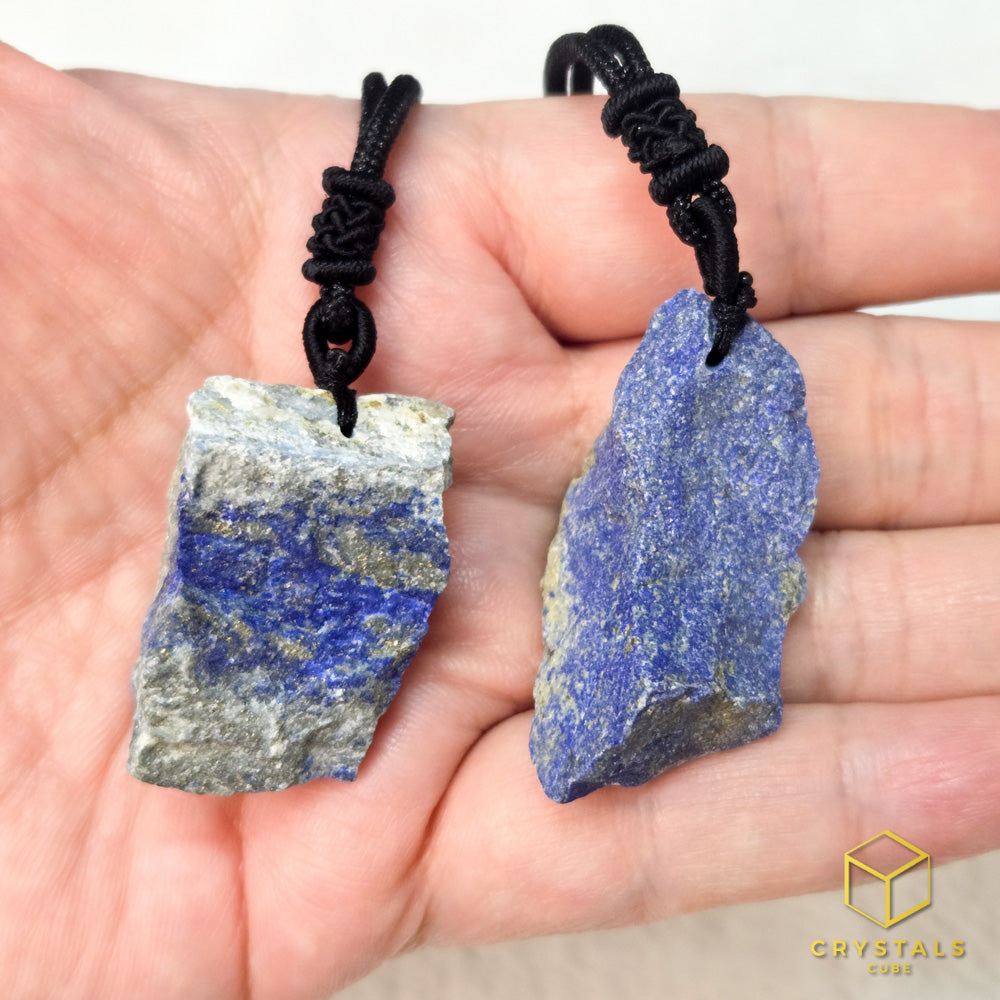 Lapis Lazuli Raw Pendant