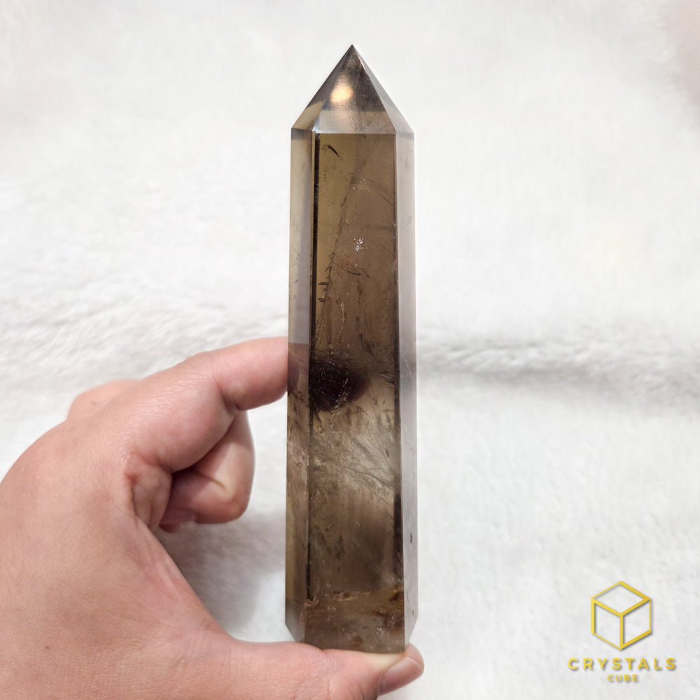 Smokey Quartz Point - 14.5cm - Large