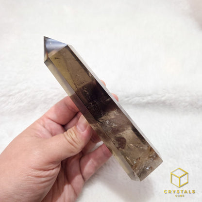 Smokey Quartz Point - 14.5cm - Large