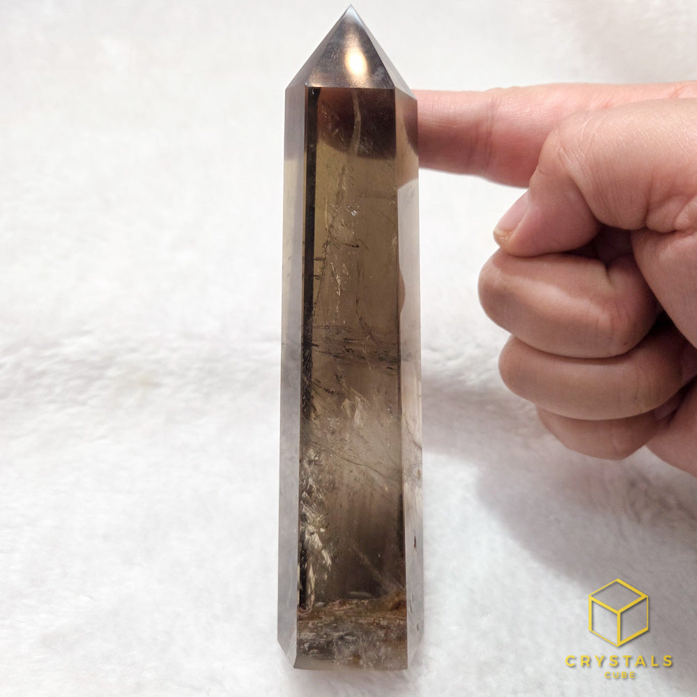 Smokey Quartz Point - 14.5cm - Large