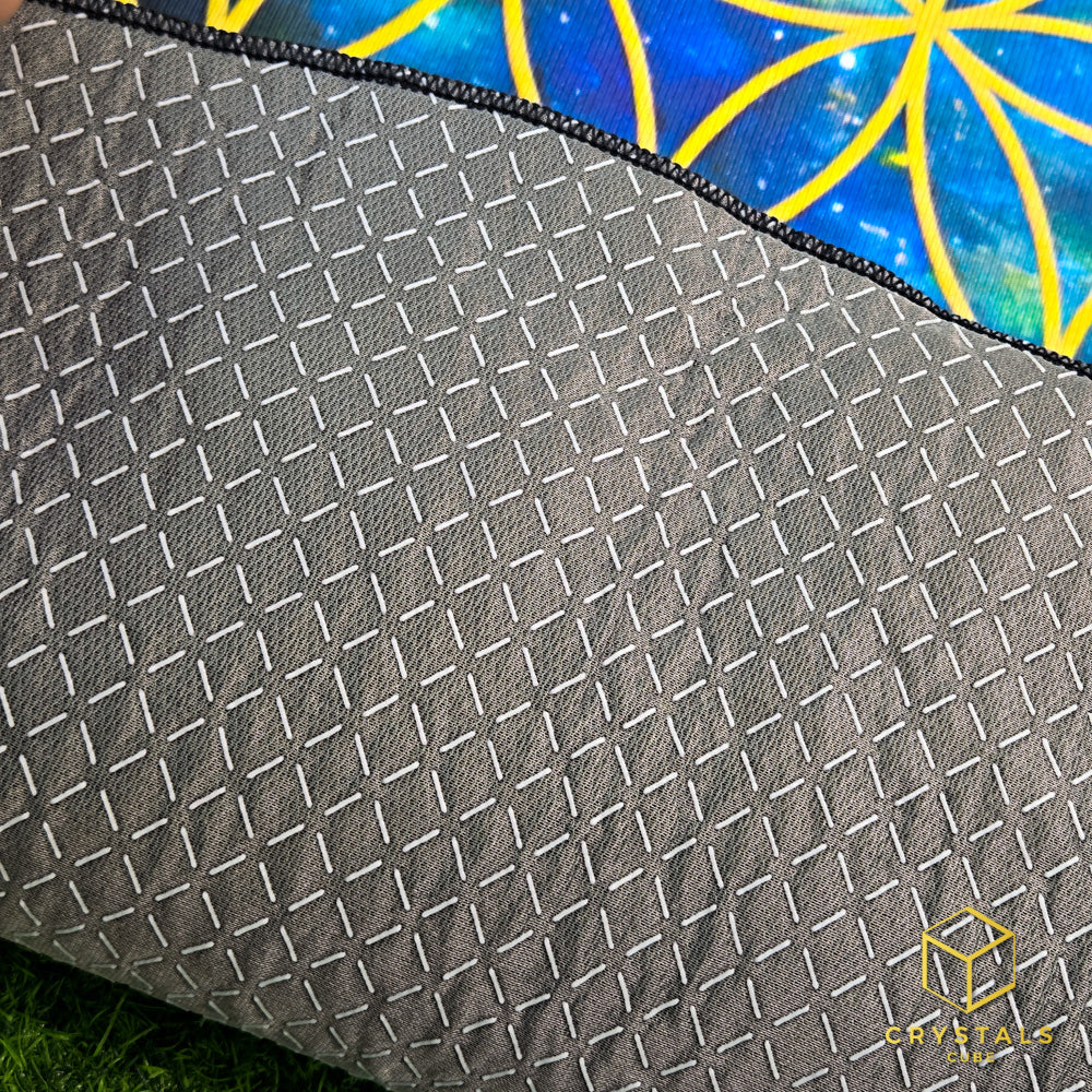 Flower of Life Meditation Mat (Space) - Promote Meditation / Harmonise & Energise Personal Energy Field