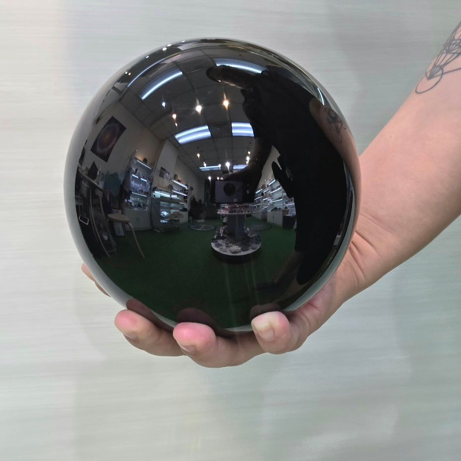 Black Obsidian Sphere- 15cm *Super Shinny!*