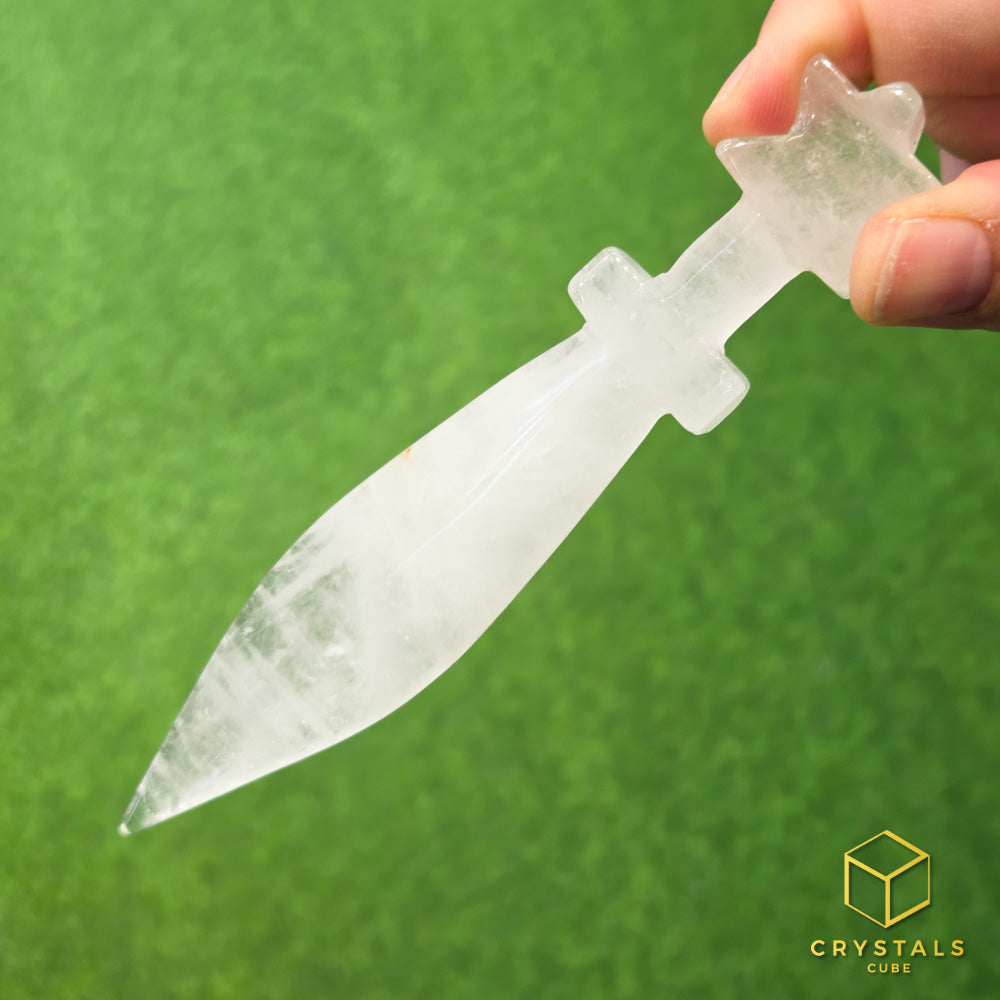 Clear Quartz Dagger / Sword