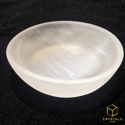Selenite Round Bowl - 14cm