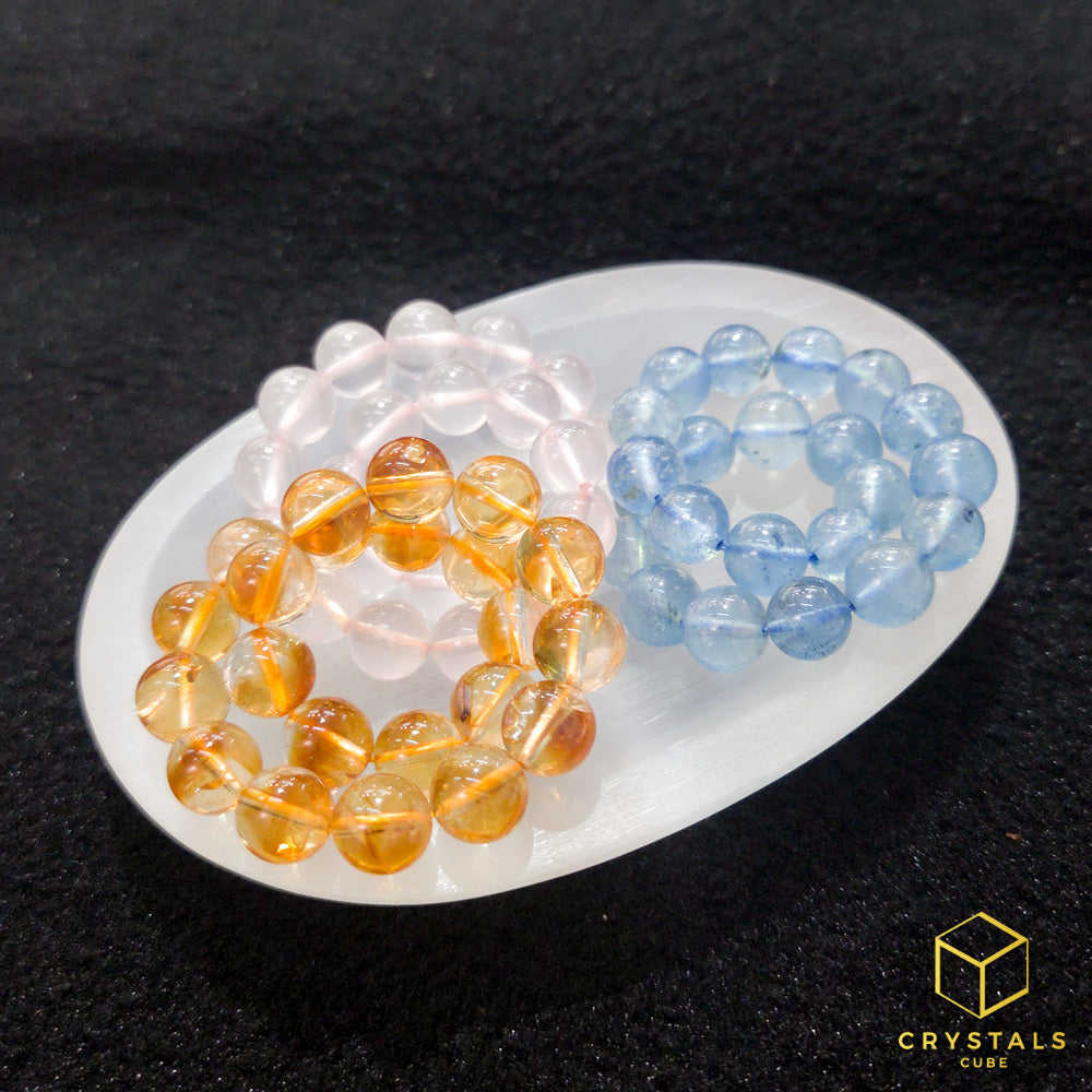 Selenite Oval Bowl
