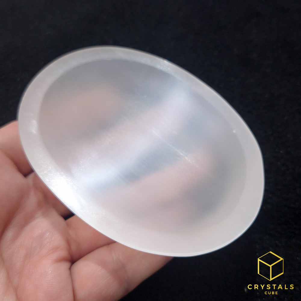 Selenite Oval Bowl
