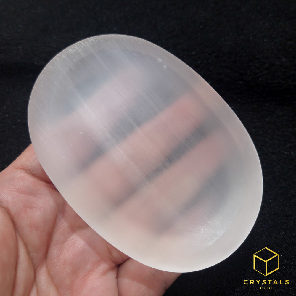 Selenite Oval Bowl
