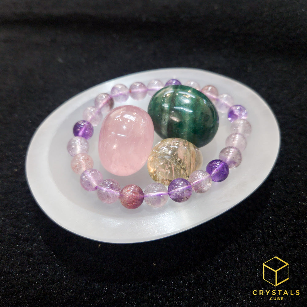 Selenite Oval Bowl