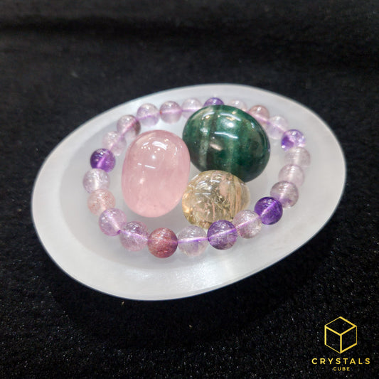 Selenite Oval Bowl