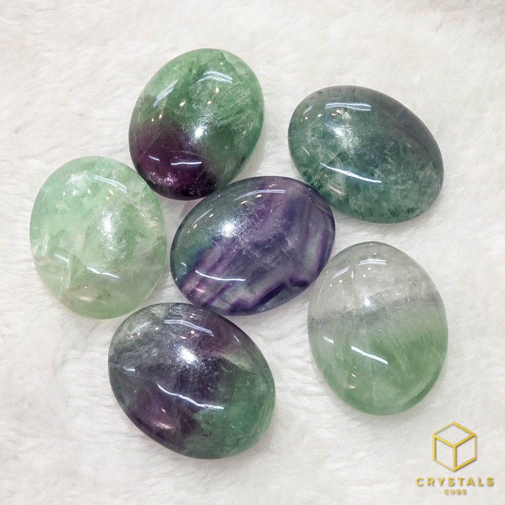 Fluorite Palm Stone - Mini