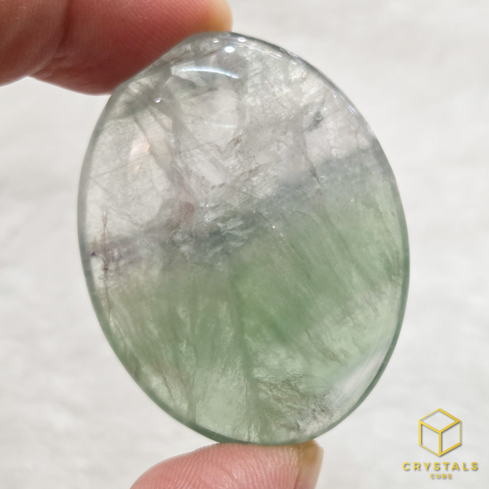 Fluorite Palm Stone - Mini