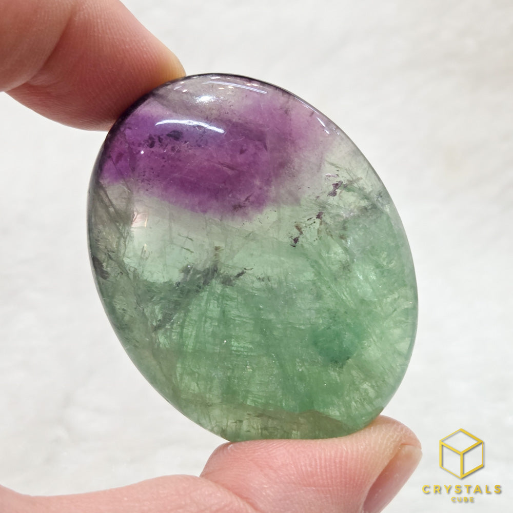 Fluorite Palm Stone - Mini