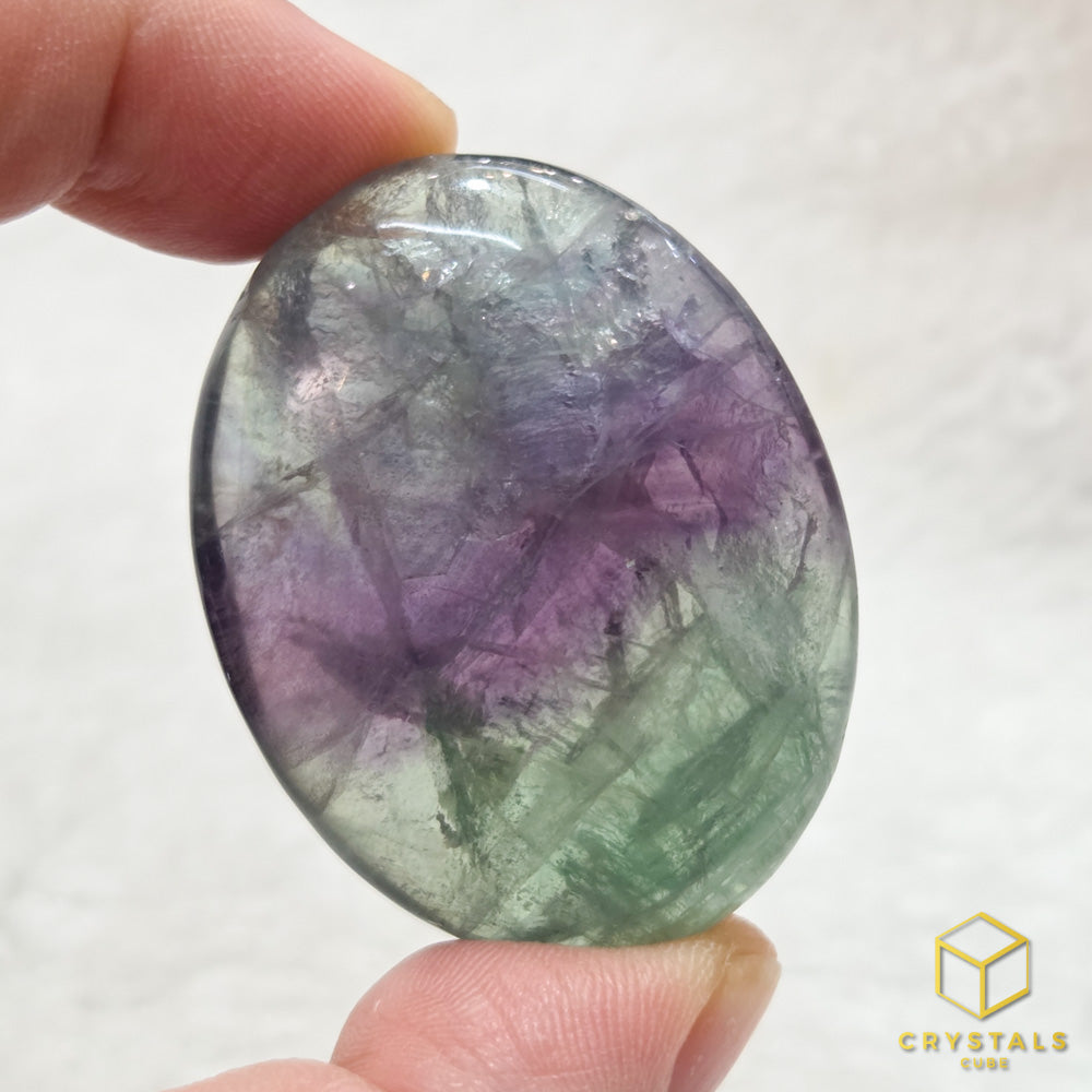 Fluorite Palm Stone - Mini