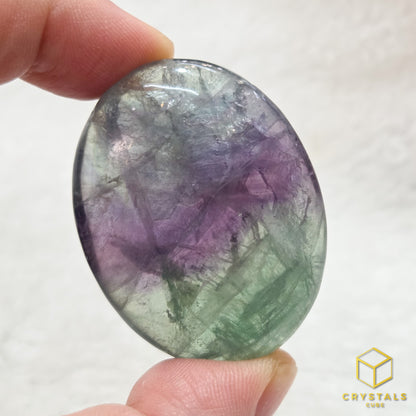 Fluorite Palm Stone - Mini