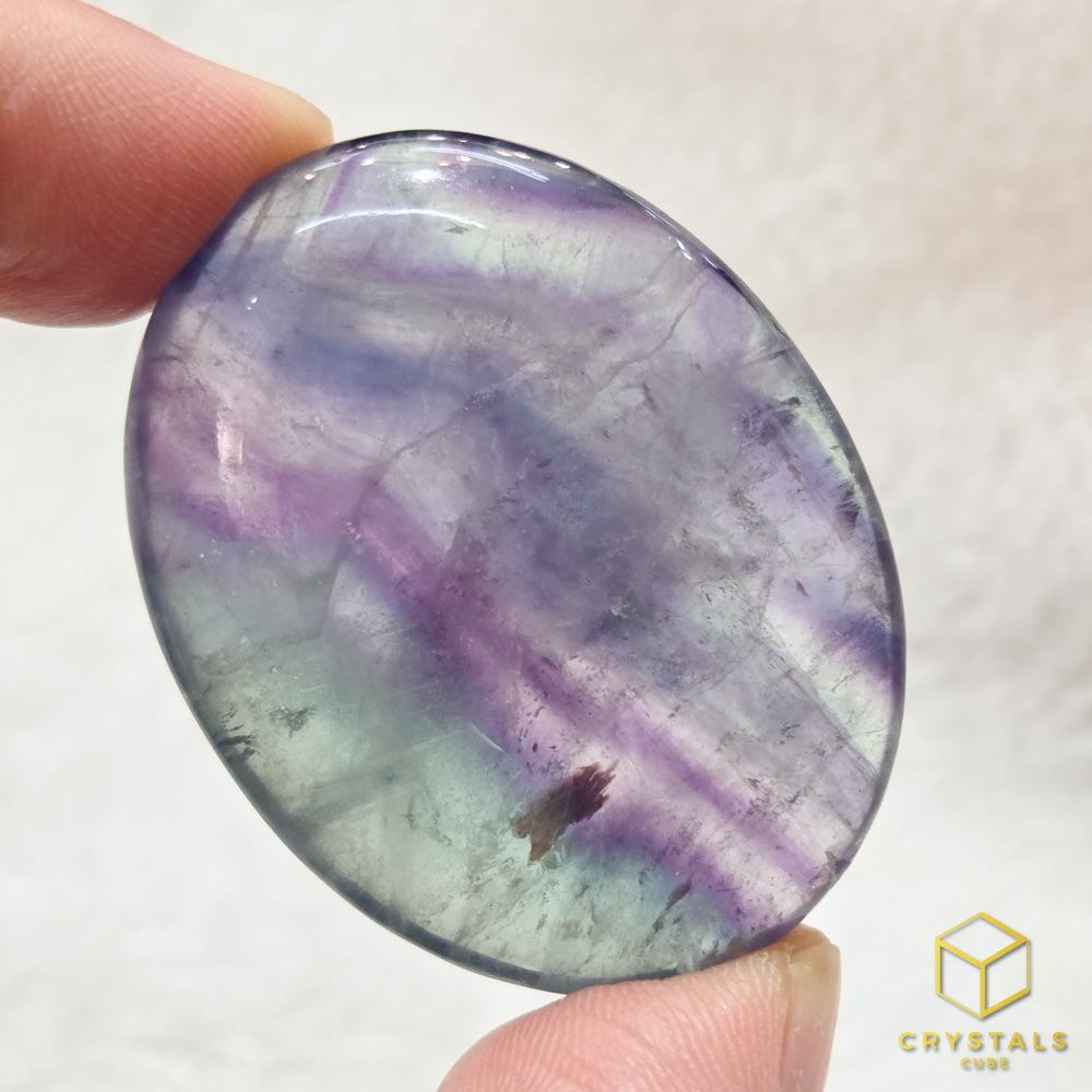 Fluorite Palm Stone - Mini