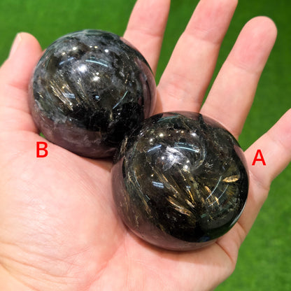 Arfvedsonite Sphere