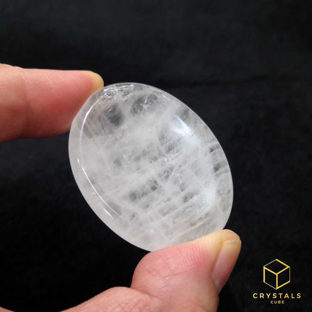 Clear Quartz Worry Stone