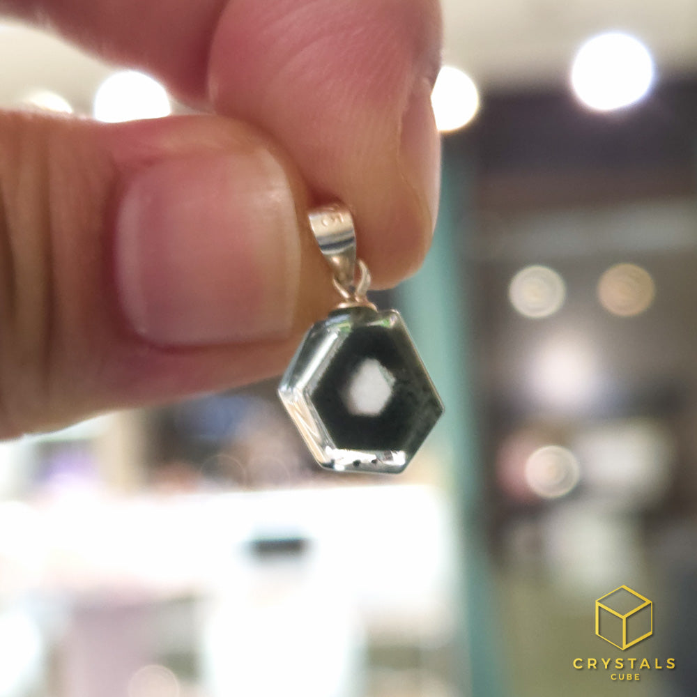 Green Phantom Quartz Pendant