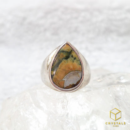 Rainforest Jasper (Rhyolite) Ring
