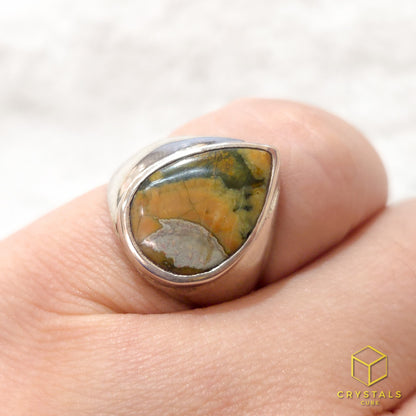 Rainforest Jasper (Rhyolite) Ring