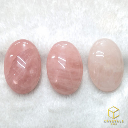 Rose Quartz Palm Stone