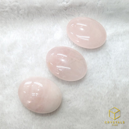 Rose Quartz Palm Stone - Mini
