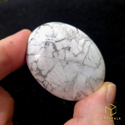 Howlite Palm Stone - Mini