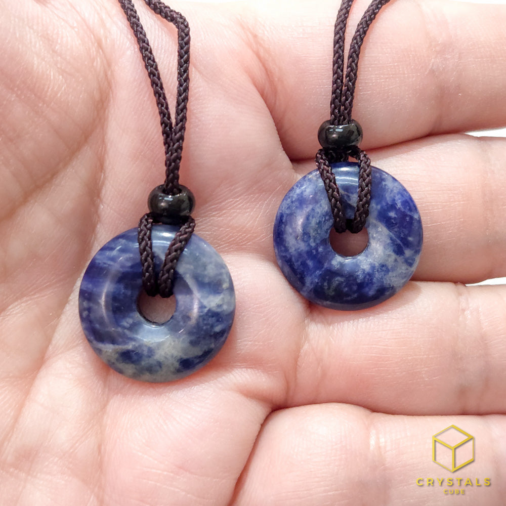 Sodalite Donut Pendant