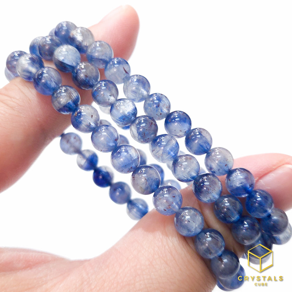 Blue Kyanite**** with Garnet Bracelet