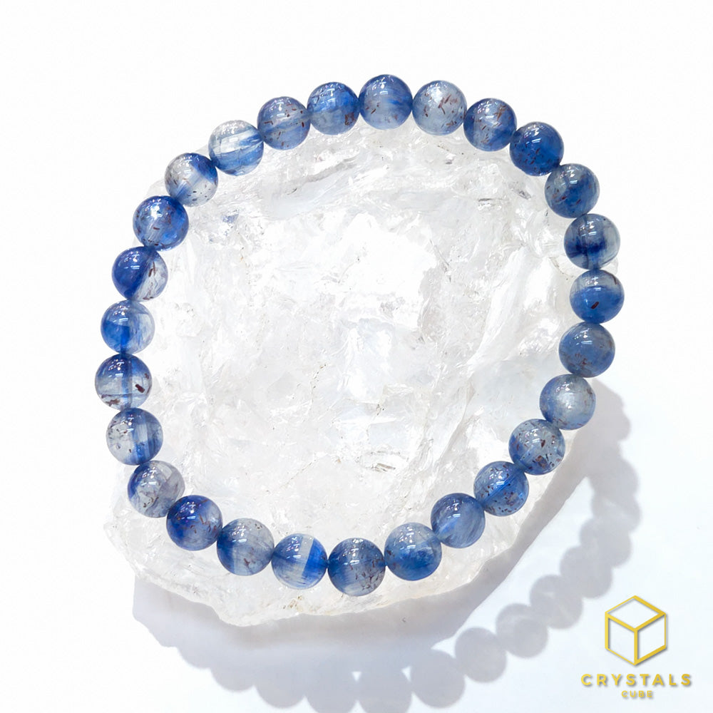 Blue Kyanite**** with Garnet Bracelet