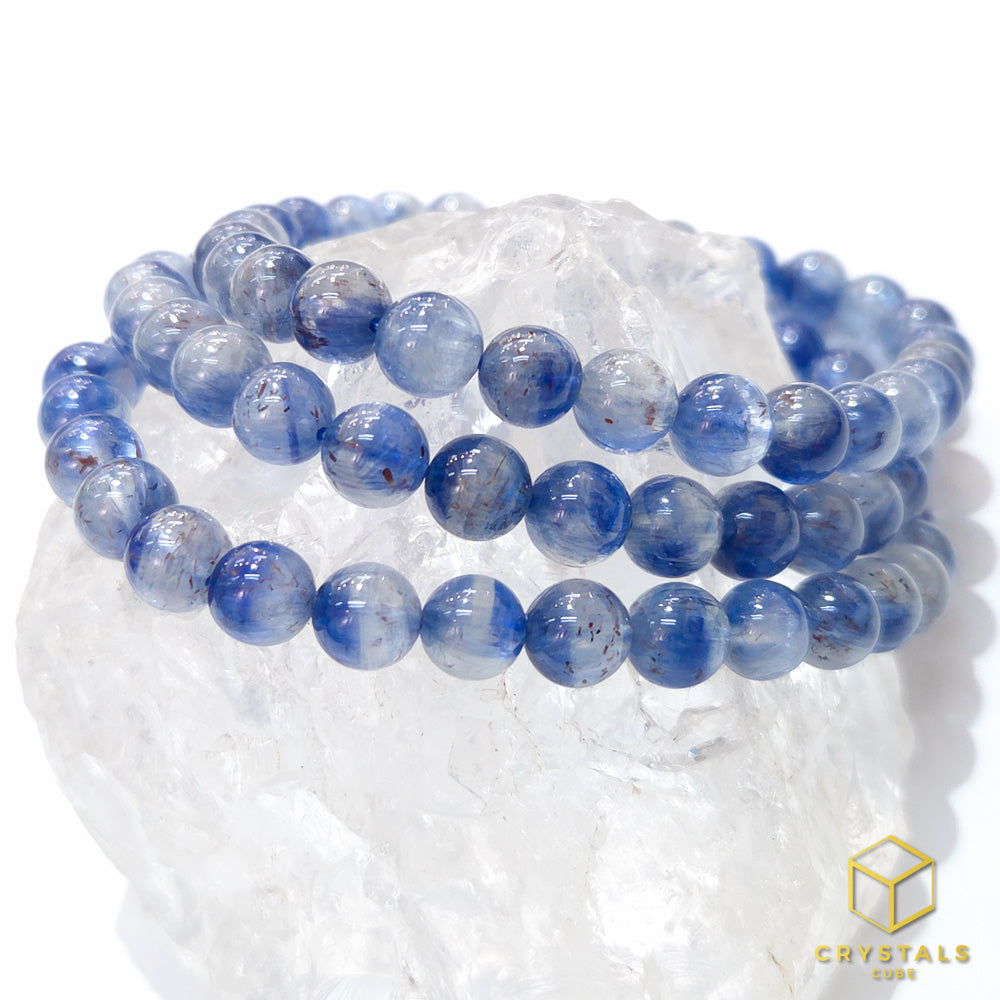 Blue Kyanite**** with Garnet Bracelet