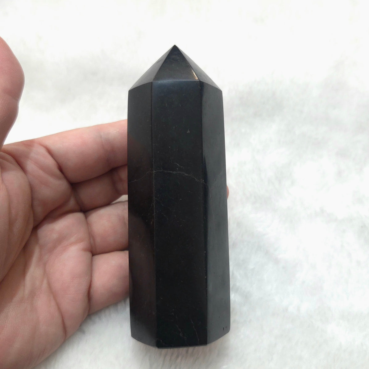 Black Tourmaline Point