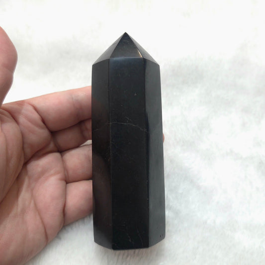 Black Tourmaline Point