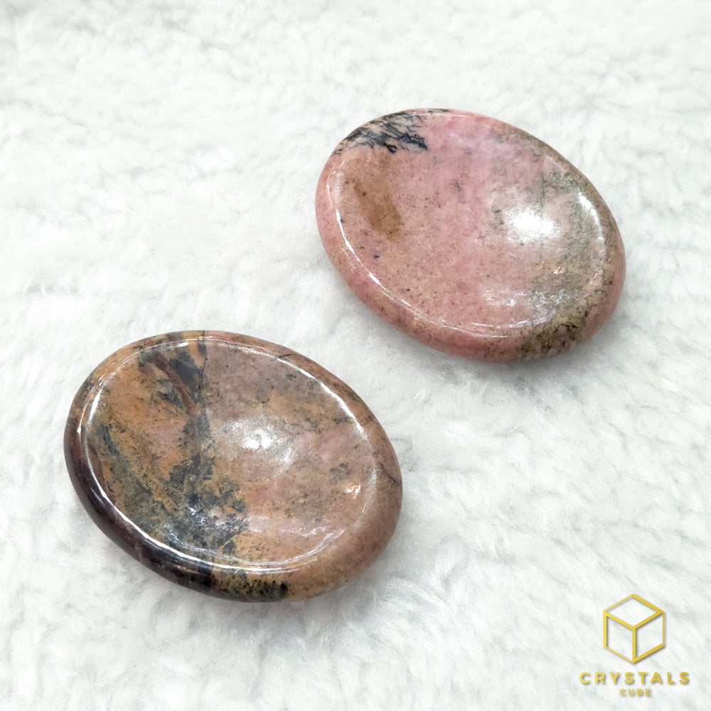 Rhodonite Worry Stone