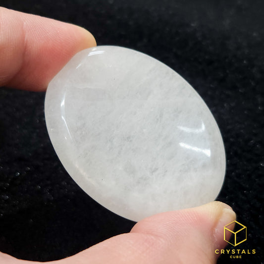 Clear Quartz Worry Stone